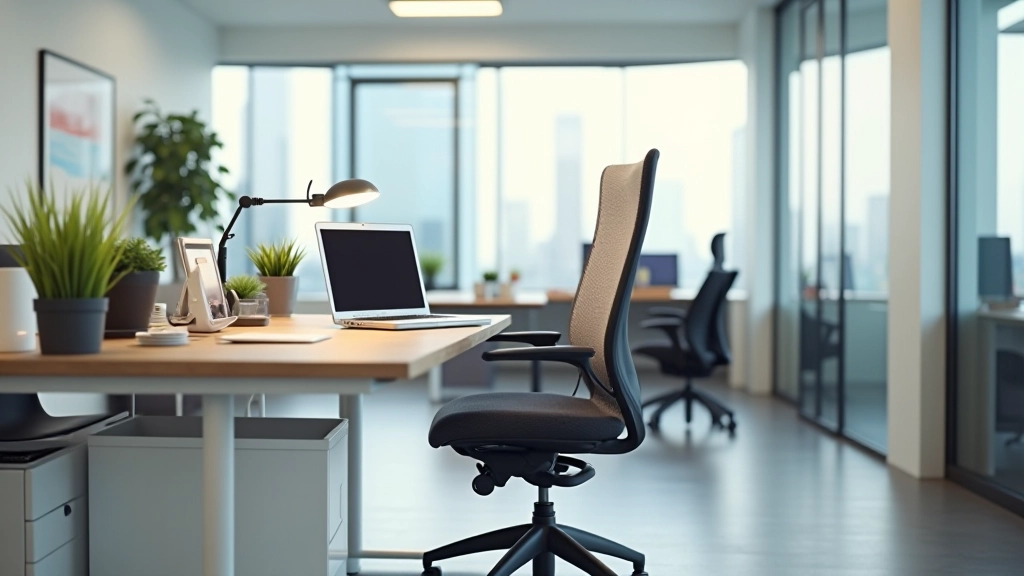 Office furniture setup